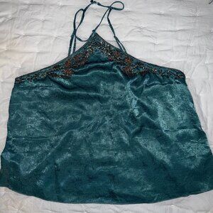 Free People Silk Strapless Top